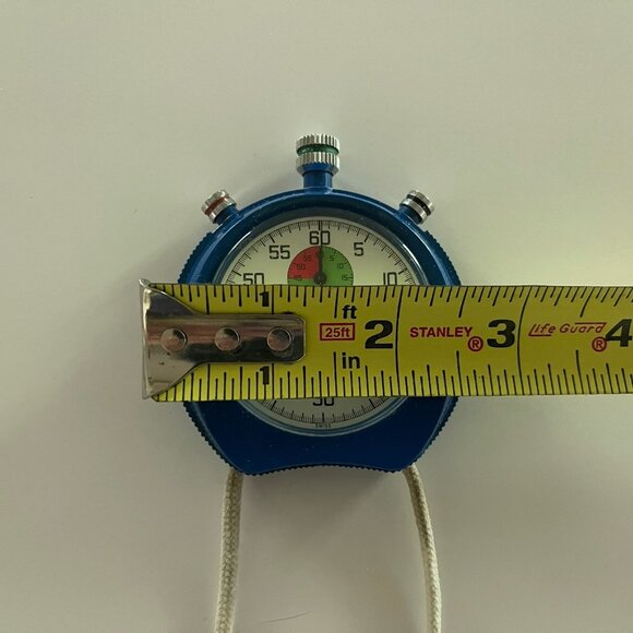 Vintage ARISTO APOLLO 412 Stop Watch Blue Swiss Made WORKING - Picture 8 of 13